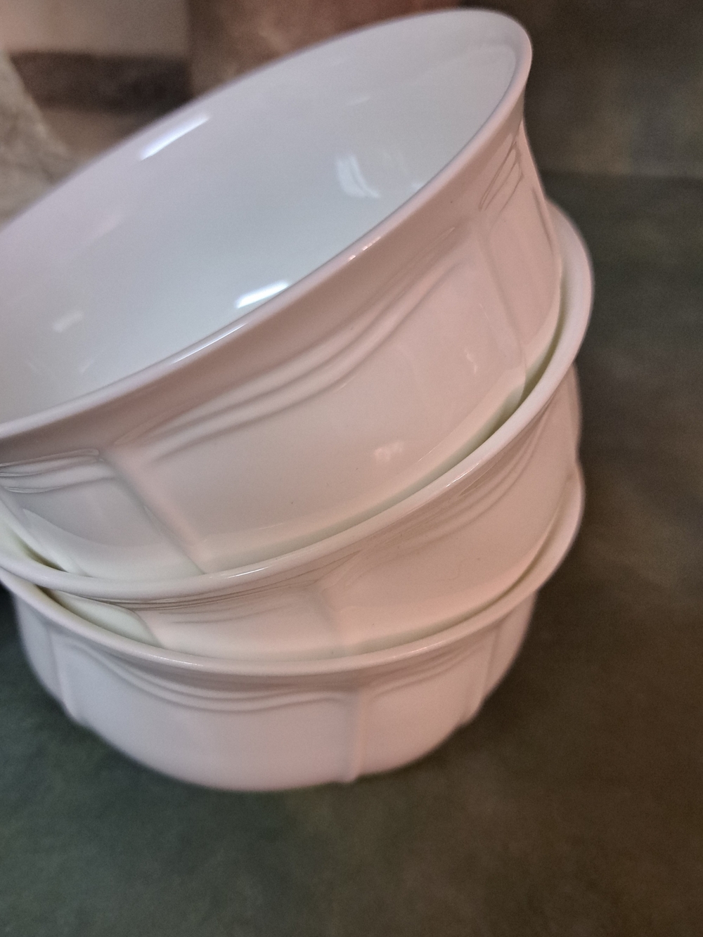 Mikasa White Ceramic Ramekin Set - Classic Stackable Bakeware